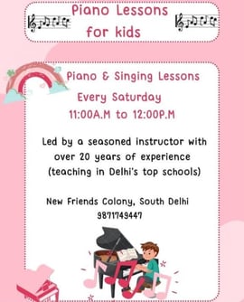 Fine Finesse-Piano & Singing Lessons for kids