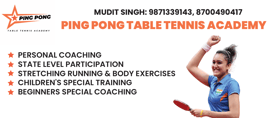 Ping pong Academy by mudit-Table Tennis Classes for kids