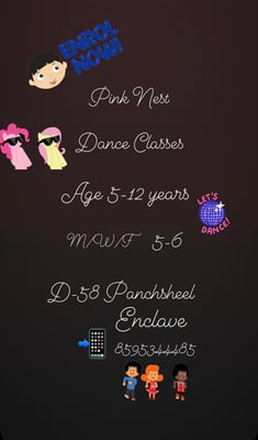 Pink Nest By Manju- Dance Classes for kids
