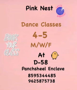 Pink Nest By Manju- Dance Classes for kids