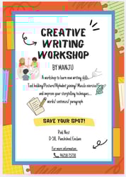 Pink Nest: CREATIVE WRITING WORKSHOP  BY MANJU