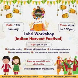 The Popsicles Learn & Play-Lohri Workshop