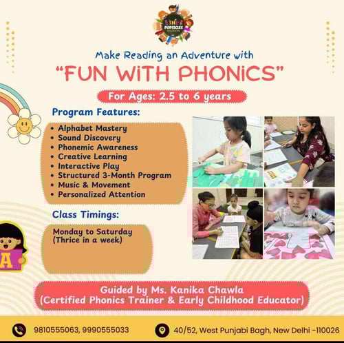 Popsicles: PHONICS CLASSES