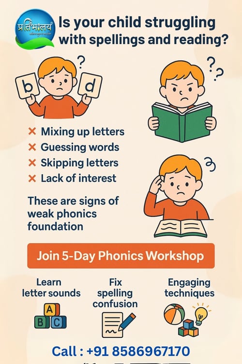 Pratibhalaya-5 Days Phonics Workshop
