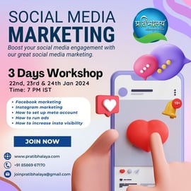 Pratibhalaya-social media marketing 3 days workshop