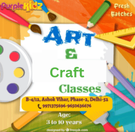 Purple Kidz-Art & Craft Classes