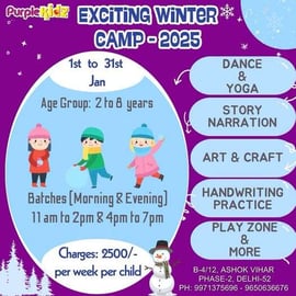 Purple Kidz-Winter Camp 2025