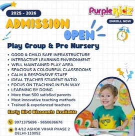 Purple Kidz: Admissions Open (2025-26)