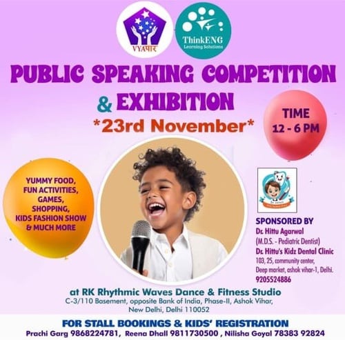 RK Rhythmic Waves The Dance & Fitness Studio-Public Speaking Competition & Exhibition
