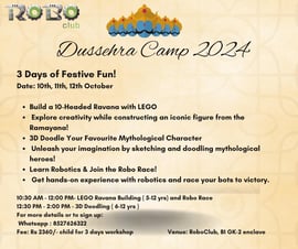 RoboClub-Dussehra Camp 2024