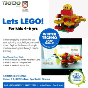 RoboClub-Winter Techno Camp Lets Lego