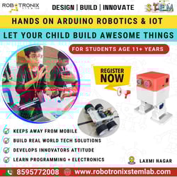 Robotronix Stem Lab-Hands On Arduino Robotics Laxmi Nagar