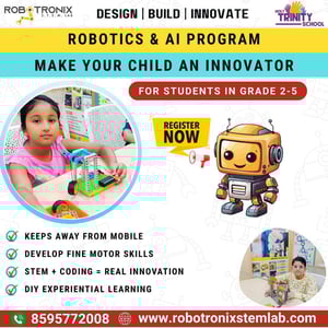 Robotronix Stem Lab and Holy Trinity School-Robotics & AI Program