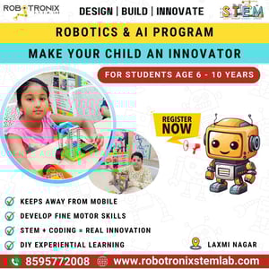 Robotronix Stem Lab-Robotics and AI Program Laxmi Nagar