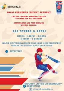 Royal gulmohar cricket academy- Cricket Classes for Children