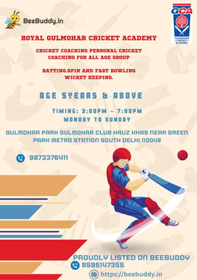 Royal gulmohar cricket academy- Cricket Classes for Children