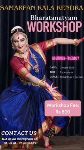 Samarpan Kala Kendra-Bharatanatyam workshop