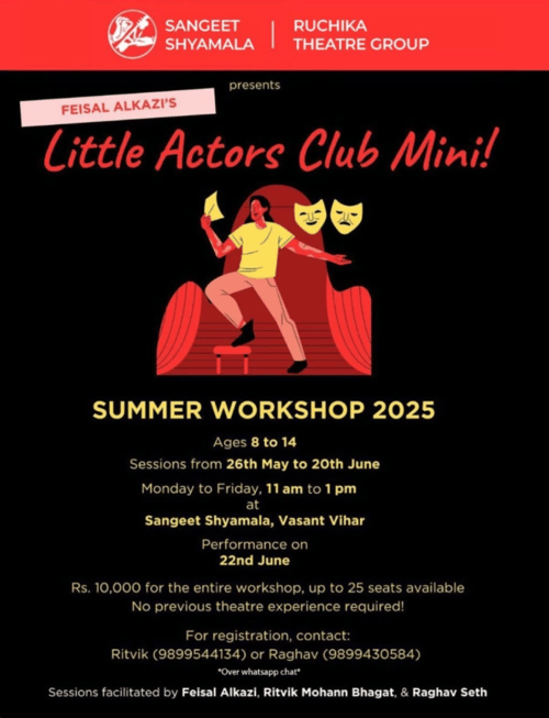 Sangeet Shyamala-Summer Theatre Workshop
