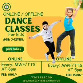 Saraswatei Learnings-Dance Classses for kids