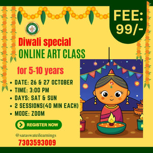 Saraswatei Learnings-Diwali Special Art class