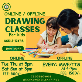 Saraswatei Learnings-Drawing Classes for kids