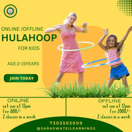 Saraswatei Learnings-Hulahoop Classes for kids