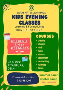 Saraswatei Learnings-Kids Evening Classes