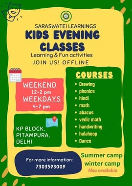 Saraswatei Learnings-Kids Evening Classes