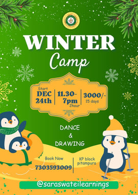 Saraswatei Learnings-Winter Camp for kids