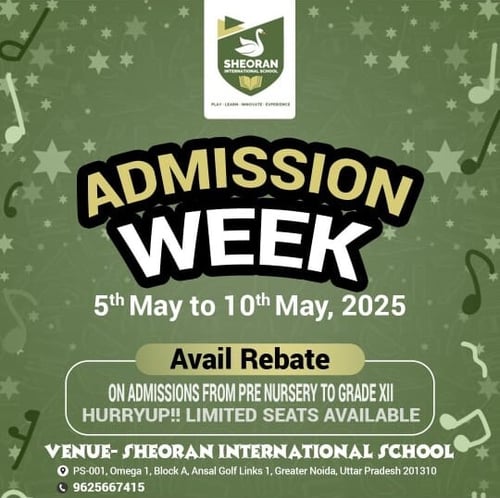 Sheoran International School-Admission Week
