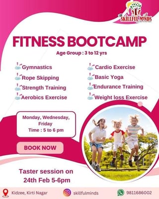 Skillful minds-Fitness Bootcamp for kids