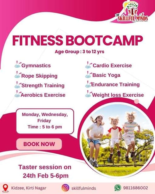 Skillful minds-Fitness Bootcamp for kids