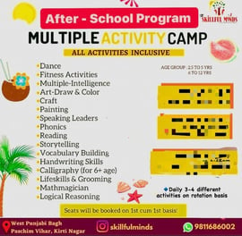 Skillful minds-After school Program multiple activity camp