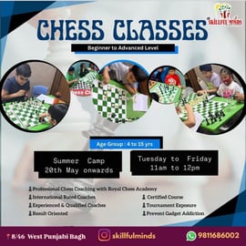Skillful Minds-Chess Classes Beginner to Advanced Level Summer Camp