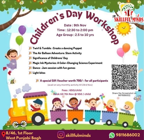 Skillful minds-Childrens day workshop for kids