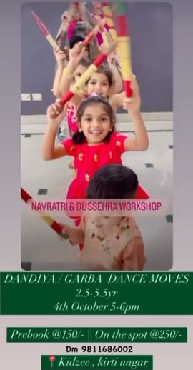 Skillful minds-Dandiya & Garba Dance moves (Navratri & Dussehra workshop)