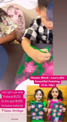 Skillful minds- Flower week : Learn this beautiful painting