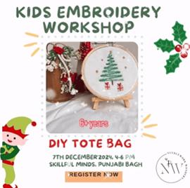 Skillful minds-Kids Embroidery workshop