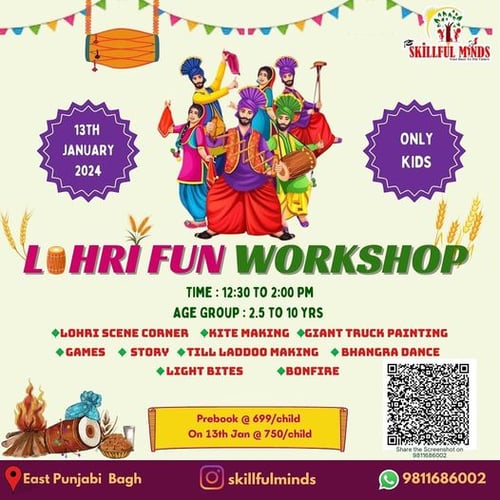 Skillful minds-Lohri fun workshop