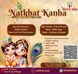 Skillful minds-Natkhat Kanha Janamashtami workshop for kids