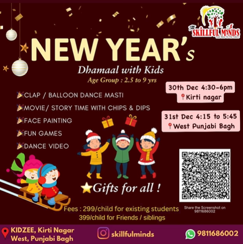 Skillful Minds-New Years dhamaal with kids