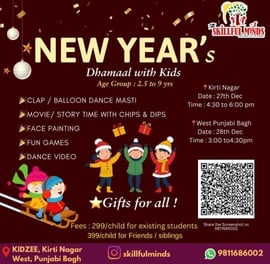 Skillful minds-New Years Dhammal with kids