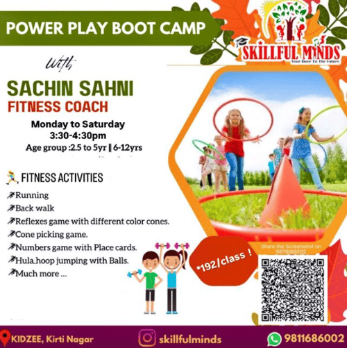 Skillful minds-Power play boot camp with sachin sahni fitness coach