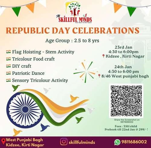 Skillful minds-Republic Day celebration kids workshop