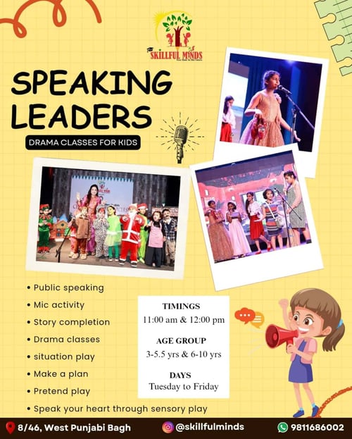 Skillful minds-Speaking leaders drama classes for kids