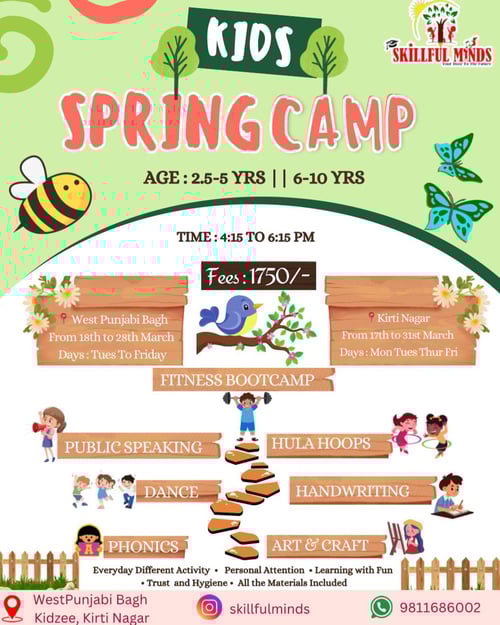 Skillful minds-Kids Spring Camp