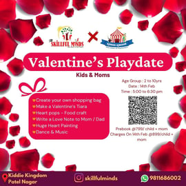 Skillful minds-Valentine's Playdate  Kids & Mom 