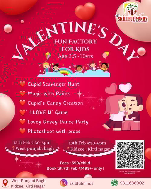 Skillful minds-Valentines Day Fun Factory for Kids