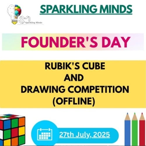 Sparkling Minds - Rubik's Cube and Drawing Competition 2025