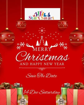 Start Smart-Merry Christmas and Happy New Year